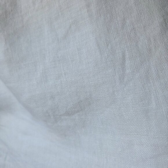 EUC LIKE NEW J JILL LOVE LINEN WHITE 100% LINEN MINIMALIST CROP WIDE LEG PANTS S - Picture 10 of 16